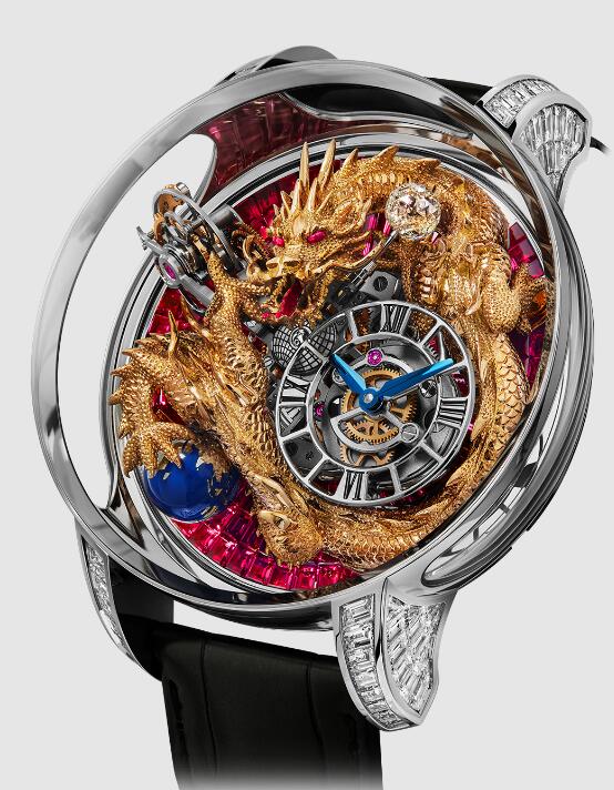 Jacob & Co. ASTRONOMIA ART DRAGON RUBY BAGUETTE Watch Replica AT802.30.DR.UC.A Jacob and Co Watch Price
